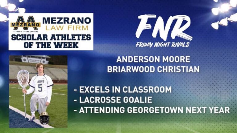 Athlete of the Week Anderson Moore