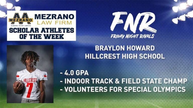 Athlete of the Week Braylon Howard