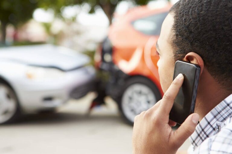 A man talking on a phone