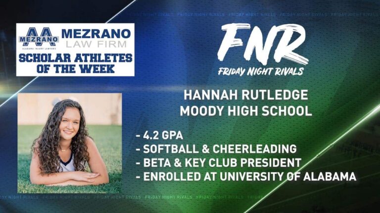 Friday Night Rivals Student Athlete of the Week Hannah Rutledge