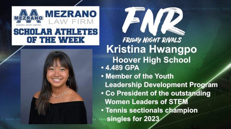 Friday Night Rivals Student Athlete of the Week Kristina Hwangpro