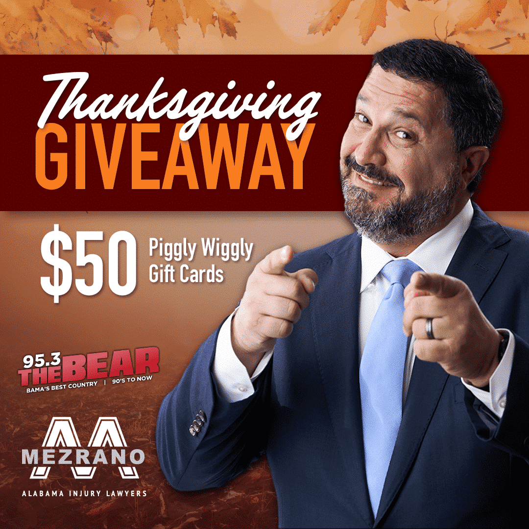 Mezrano Law Firm Thanksgiving Giveaway