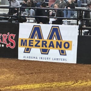 Mezrano Sign at Bull Event
