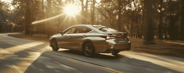 Toyota driving