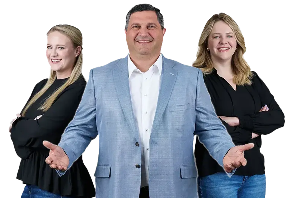 Steven Mezrano, Leah Johnson, and Savannah Holladay